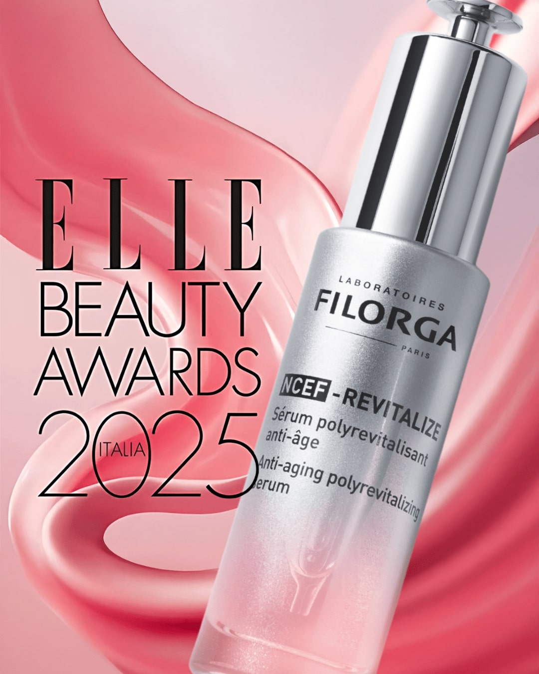 NCEF-REVITALIZE VINCE GLI ELLE BEAUTY AWARDS 2025 COME MIGLIOR PRODOTTO SKINCARE VISO