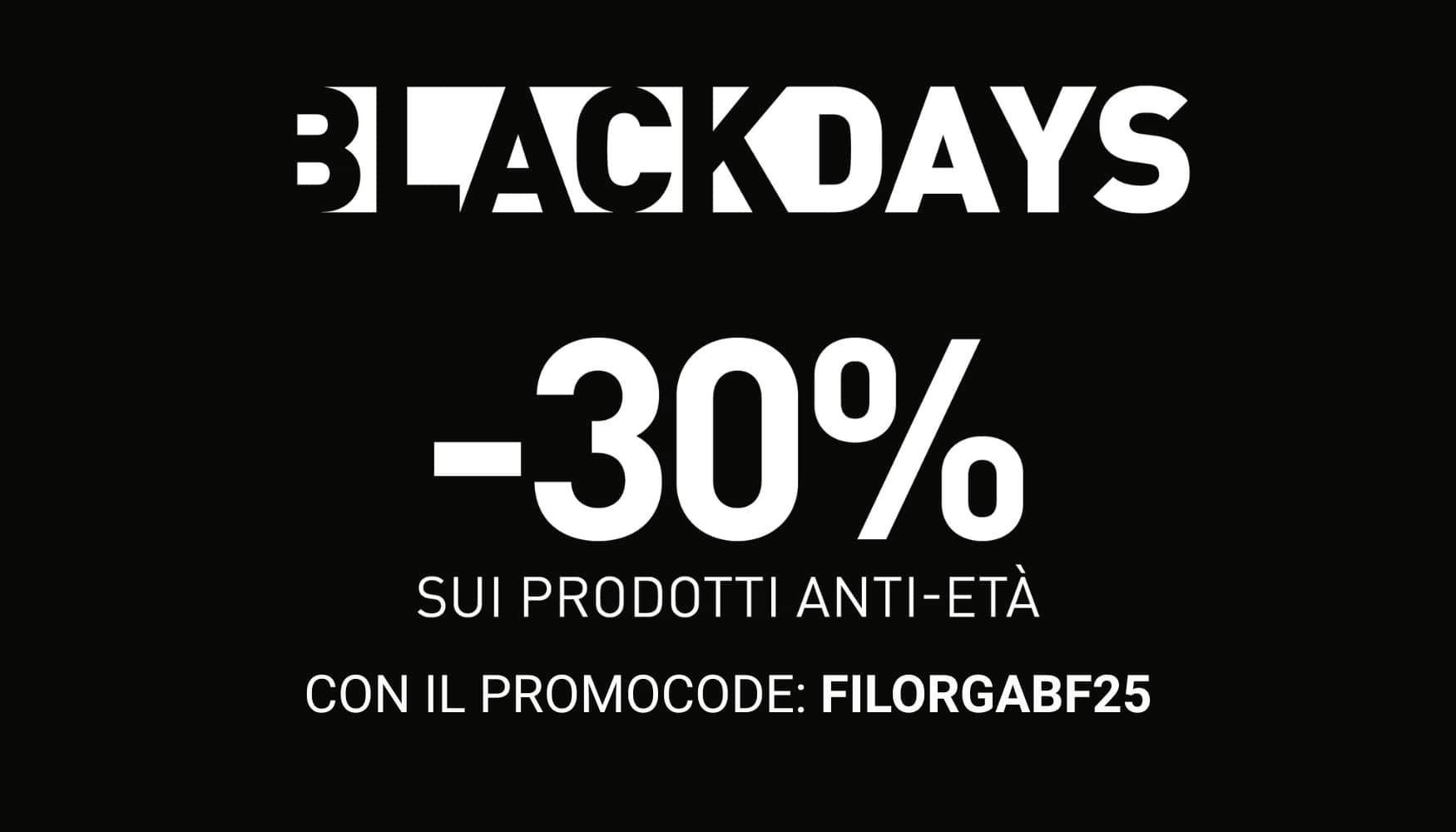 BLACK FRIDAY FILORGA
