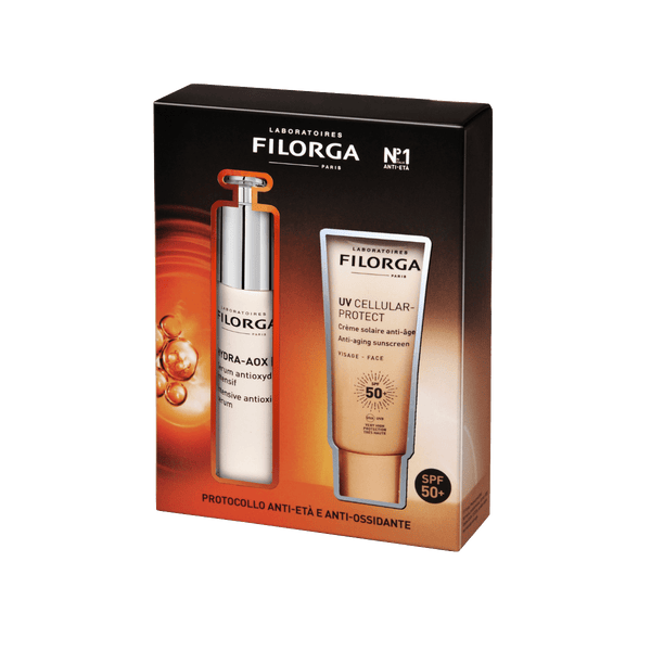 COFANETTO SOLARE ANTI-ETÀ E ANTIOSSIDANTE SPF50